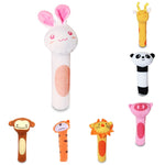 Style Stuffed Handbells Baby Cute Rattles Cartoon Toy