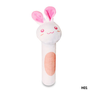 Style Stuffed Handbells Baby Cute Rattles Cartoon Toy