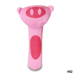 Style Stuffed Handbells Baby Cute Rattles Cartoon Toy