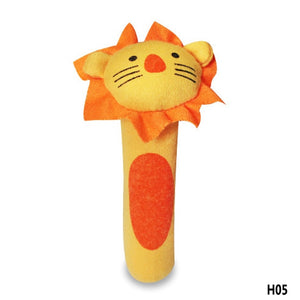 Style Stuffed Handbells Baby Cute Rattles Cartoon Toy