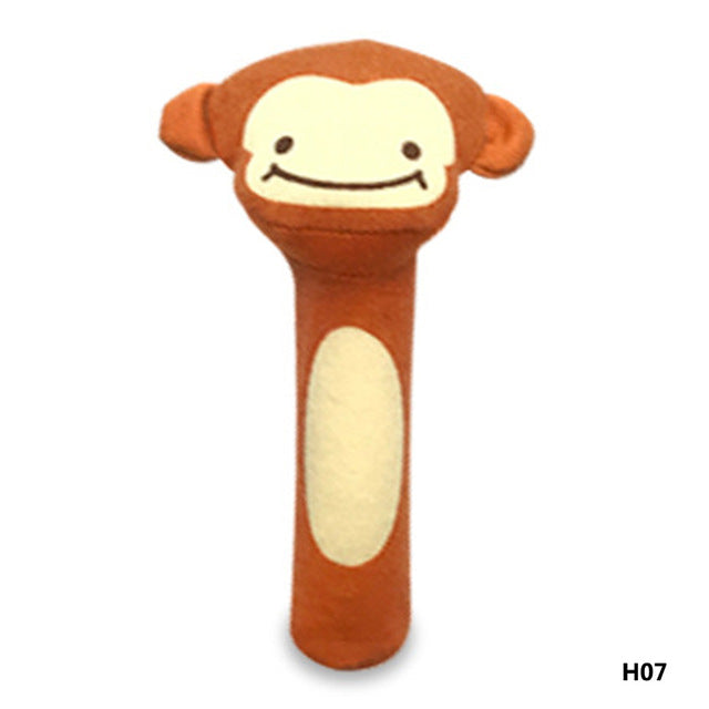Style Stuffed Handbells Baby Cute Rattles Cartoon Toy
